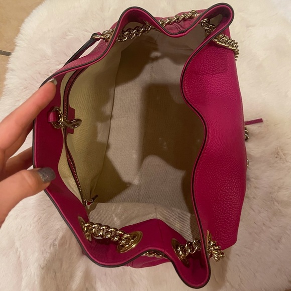 COPY - Gucci Soho Chain Strap Purse - Fuchsia - Picture 11 of 11